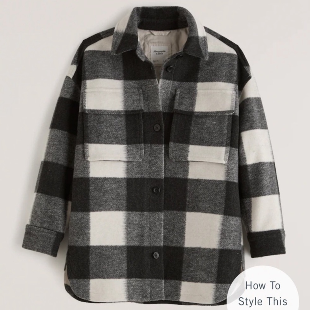 Abercrombie Oversized Shirt Jacket
